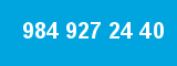 984 927 24 40 984 927 24 40